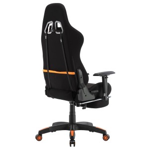 Silla Gaming TURBO LED TELA, en Negro