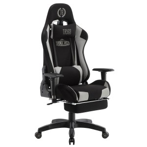 Silla Gaming TURBO LED TELA, en Negro