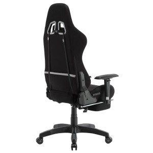 Silla Gaming TURBO LED TELA, en Negro