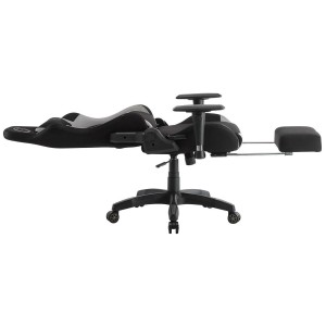 Silla Gaming TURBO LED TELA, en Negro