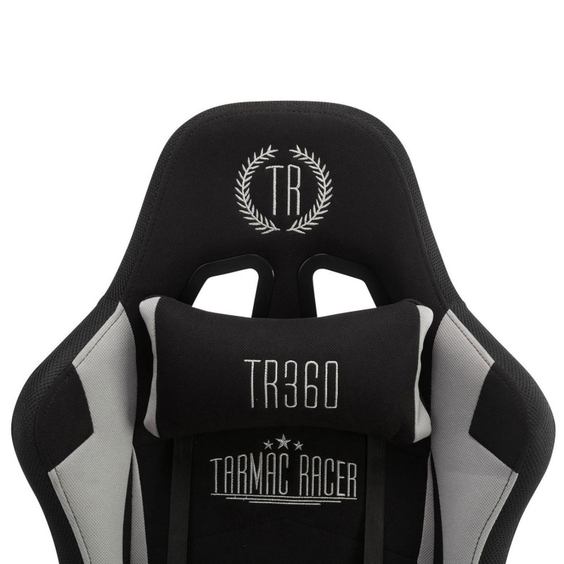 Silla Gaming TURBO LED TELA, en Negro