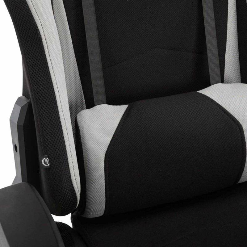 Silla Gaming TURBO LED TELA, en Negro