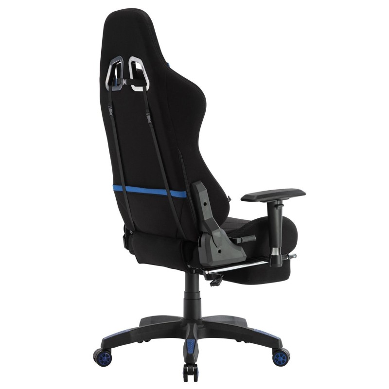 Silla Gaming TURBO LED TELA, en Negro