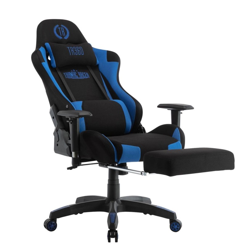 Silla Gaming TURBO LED TELA, en Negro