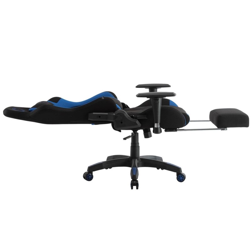 Silla Gaming TURBO LED TELA, en Negro