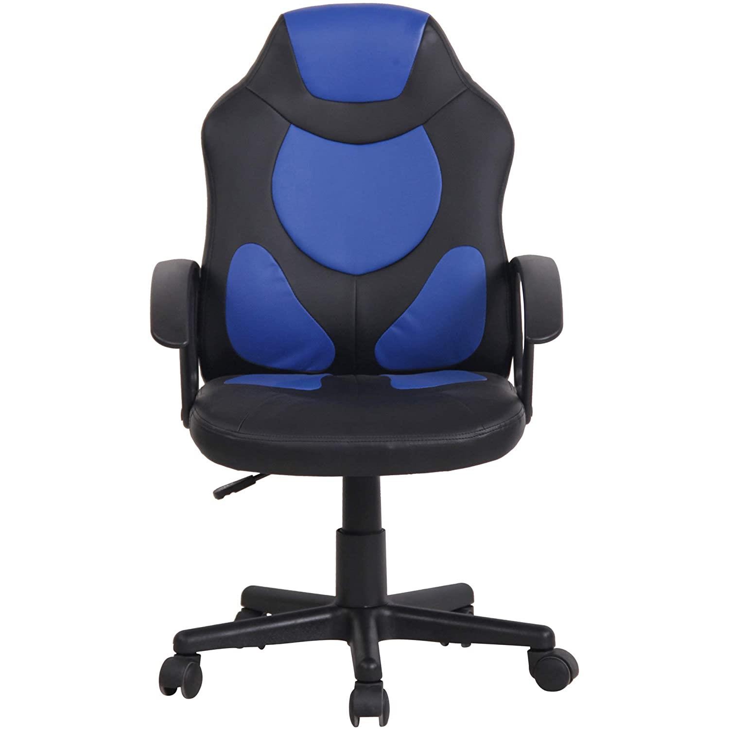 Silla Gaming Infantil ADELE, Diseño Deportivo, En Piel Negro y Amarillo