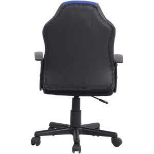 Silla Gaming Infantil ADELE, En Piel Negro y Amarillo