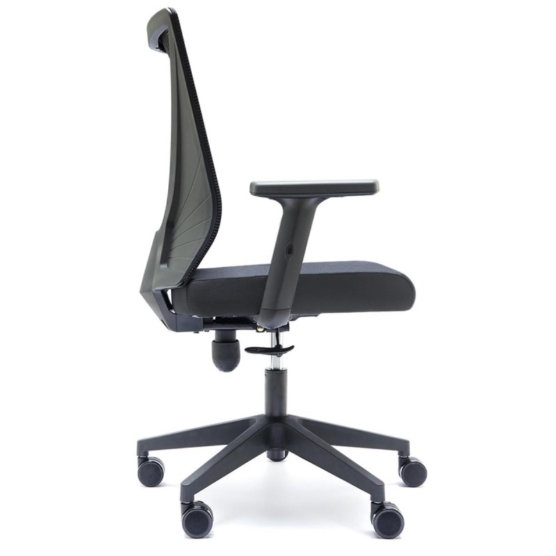 Silla de Oficina COLMAR en Malla y Tela Negra