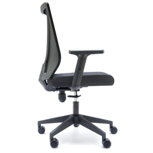 Silla de Oficina COLMAR en Malla y Tela Negra