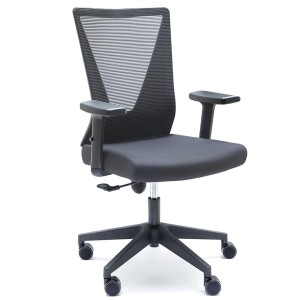 Silla de Oficina COLMAR en Malla y Tela Negra