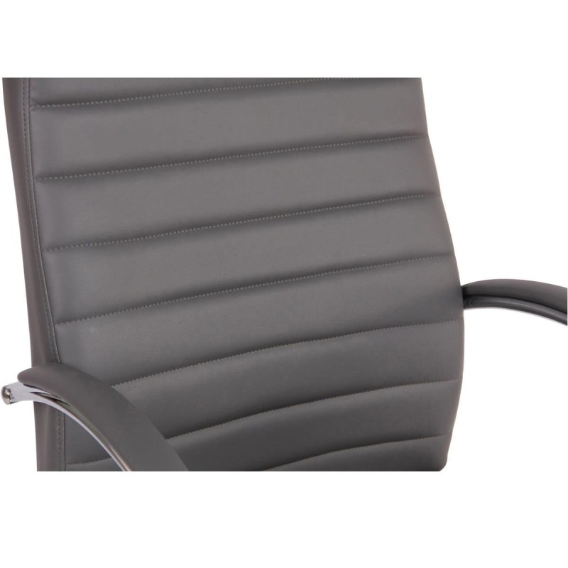 Silla de oficina VALANTY MASAJE, grueso acolchado, en piel color negro