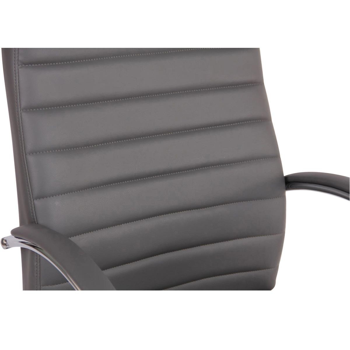 Silla de Oficina VALANTY MASAJE, Grueso Acolchado, Base Metálica, en Piel color Negro