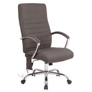 Silla de oficina VALANTY MASAJE TELA, grueso acolchado, en negro