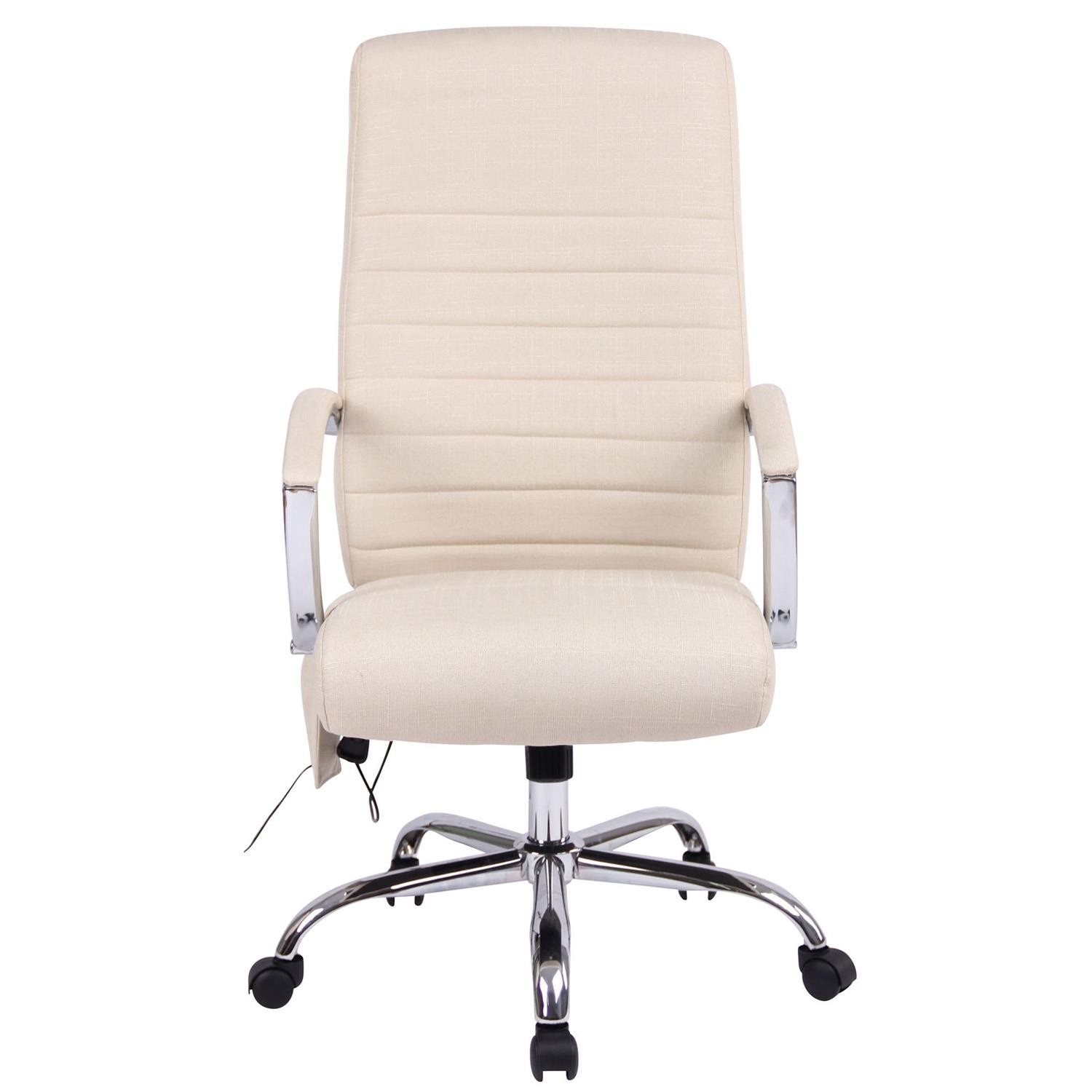 Silla de Oficina VALANTY MASAJE TELA, Grueso Acolchado, Base Metálica, en Negro