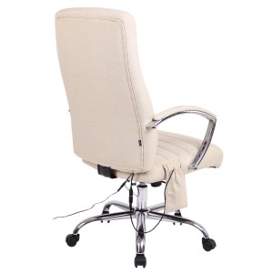 Silla de oficina VALANTY MASAJE TELA, grueso acolchado, en negro