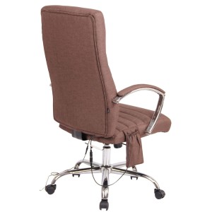 Silla de oficina VALANTY MASAJE TELA, grueso acolchado, en negro