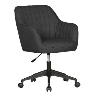 Silla de Oficina MARLA, En Tela, Color Negro