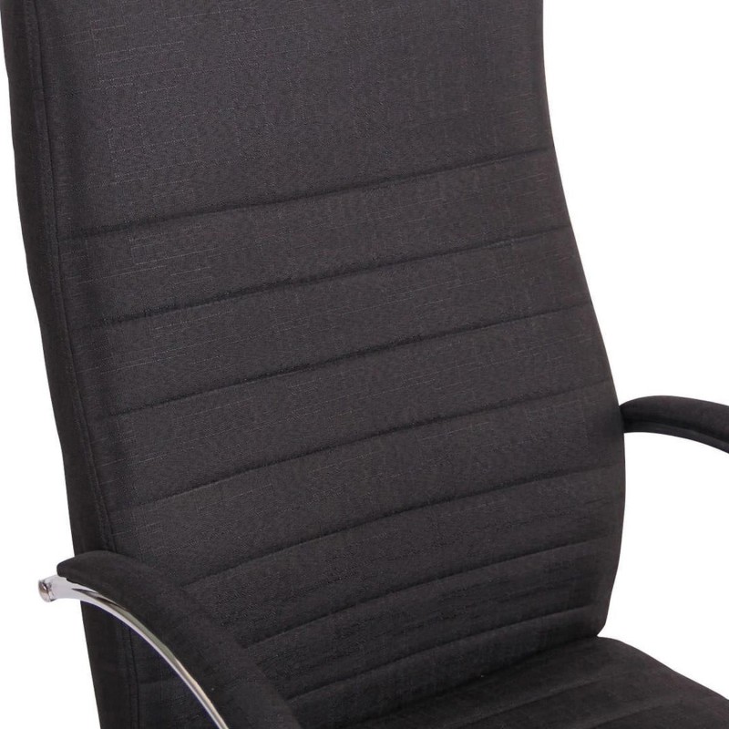 Silla de oficina VALANTY MASAJE TELA, grueso acolchado, en negro