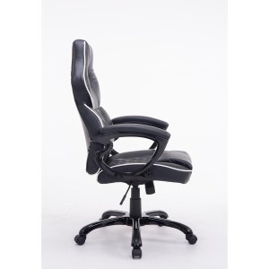 Silla Gaming LEROY en Piel color Negro