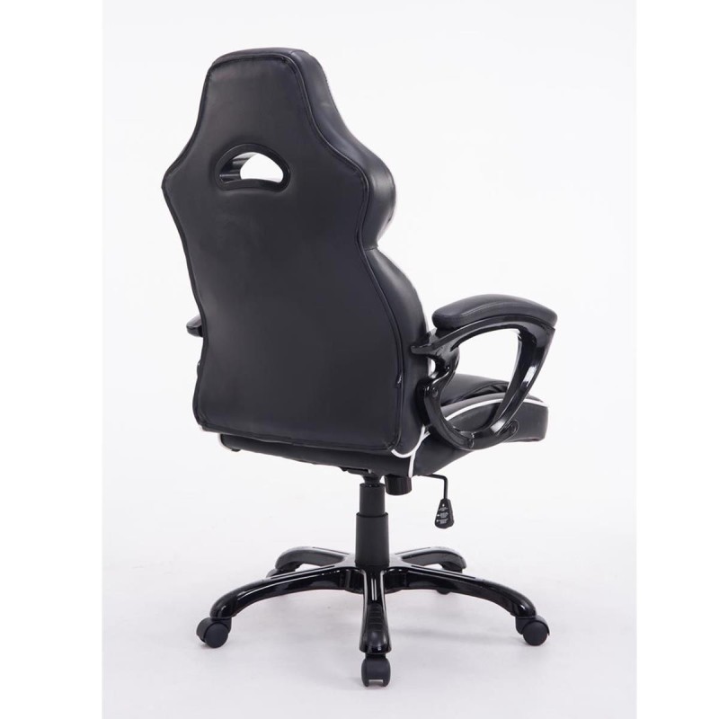 Silla Gaming LEROY en Piel color Negro