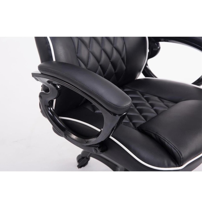 Silla Gaming LEROY en Piel color Negro