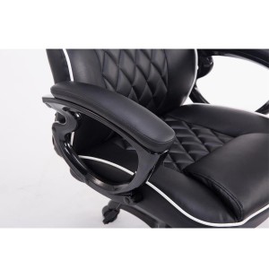 Silla Gaming LEROY en Piel color Negro