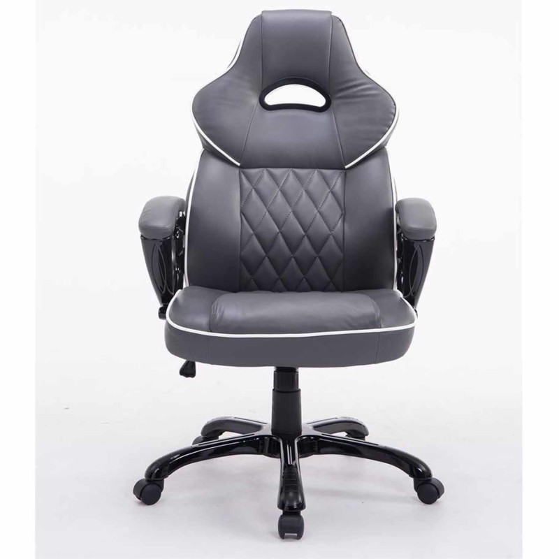 Silla Gaming LEROY en Piel color Negro