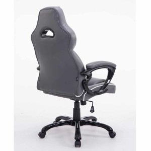 Silla Gaming LEROY en Piel color Negro