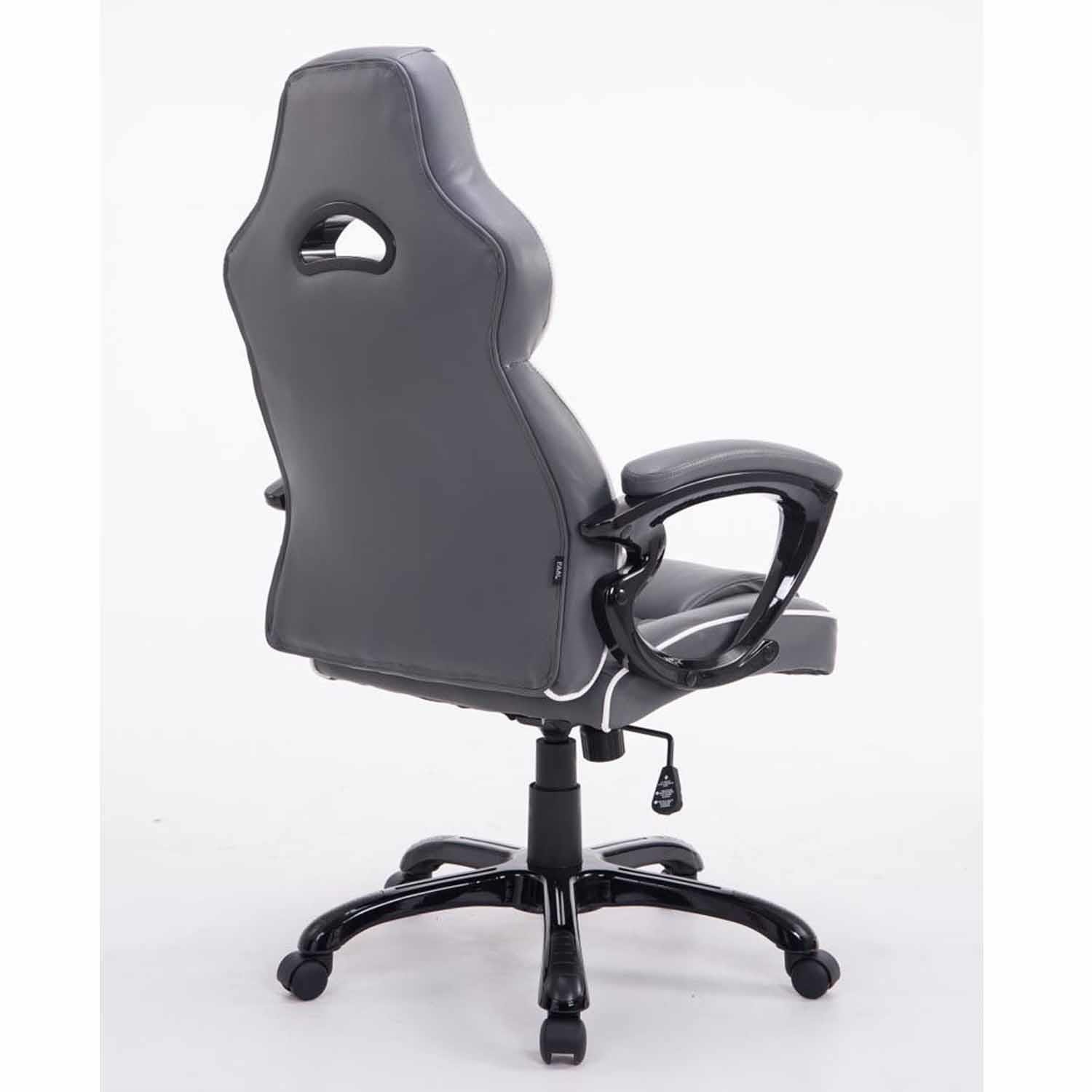 Silla Gaming LEROY, XXL, Doble Acolchado, Máxima Resistencia, en Piel color Negro