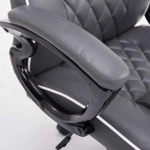 Silla Gaming LEROY en Piel color Negro