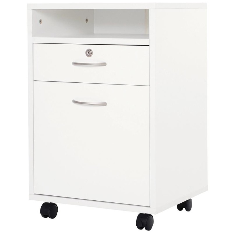 Archivador con Ruedas VERSY, 40x35x60 cm, Blanco