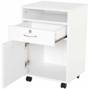 Archivador con Ruedas VERSY, 40x35x60 cm, Blanco