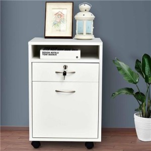 Archivador con Ruedas VERSY, 40x35x60 cm, Blanco