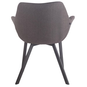 Silla de Confidente MIGLIA TELA color Negro