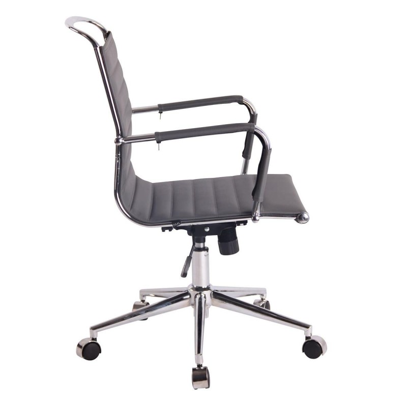 Silla de oficina ZURICH en Piel color Negro