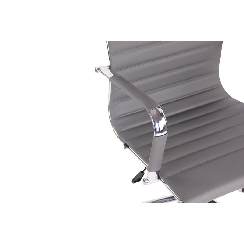 Silla de oficina ZURICH en Piel color Negro