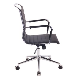 Silla de oficina ZURICH en Piel color Negro 2
