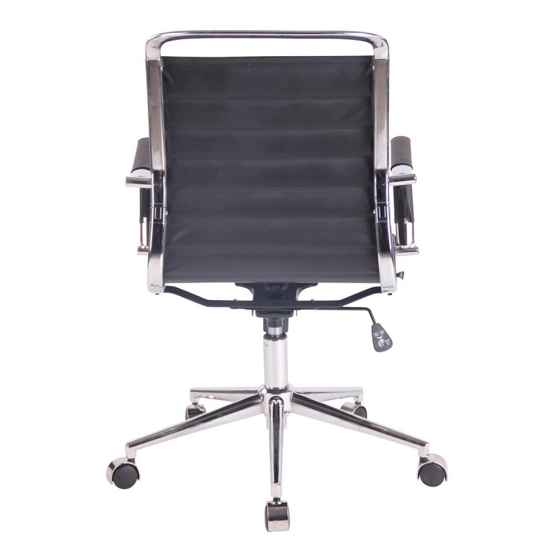 Silla de oficina ZURICH en Piel color Negro