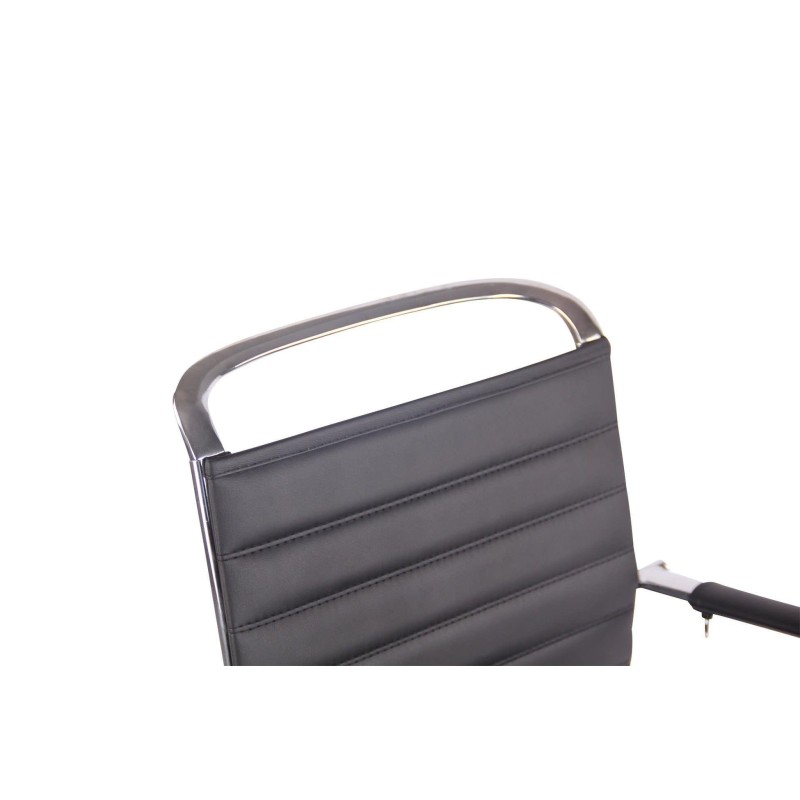Silla de oficina ZURICH en Piel color Negro