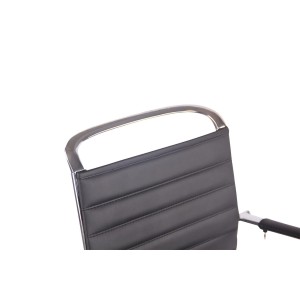 Silla de oficina ZURICH en Piel color Negro