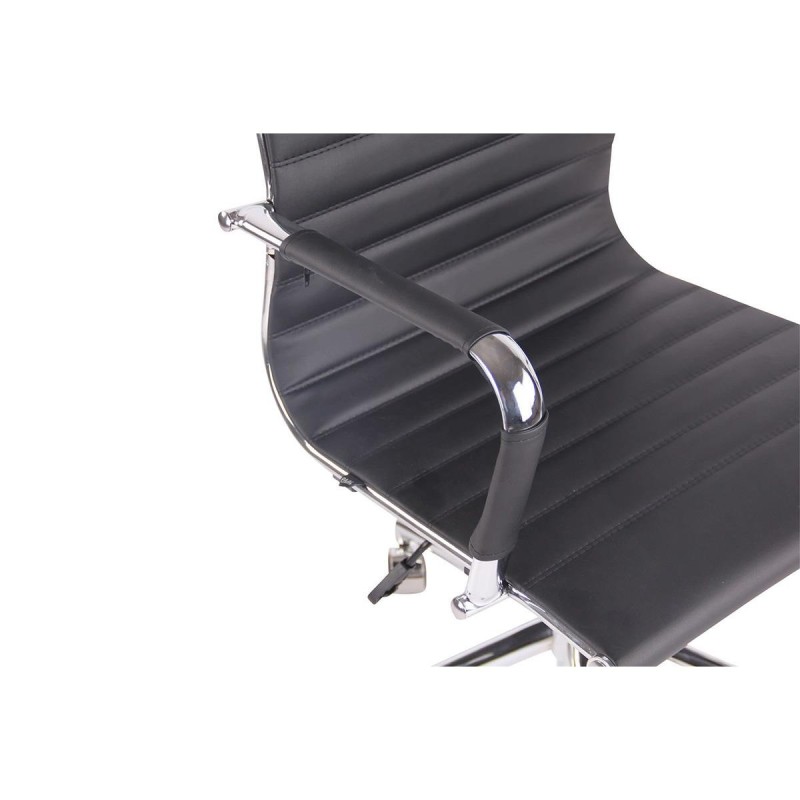 Silla de oficina ZURICH en Piel color Negro