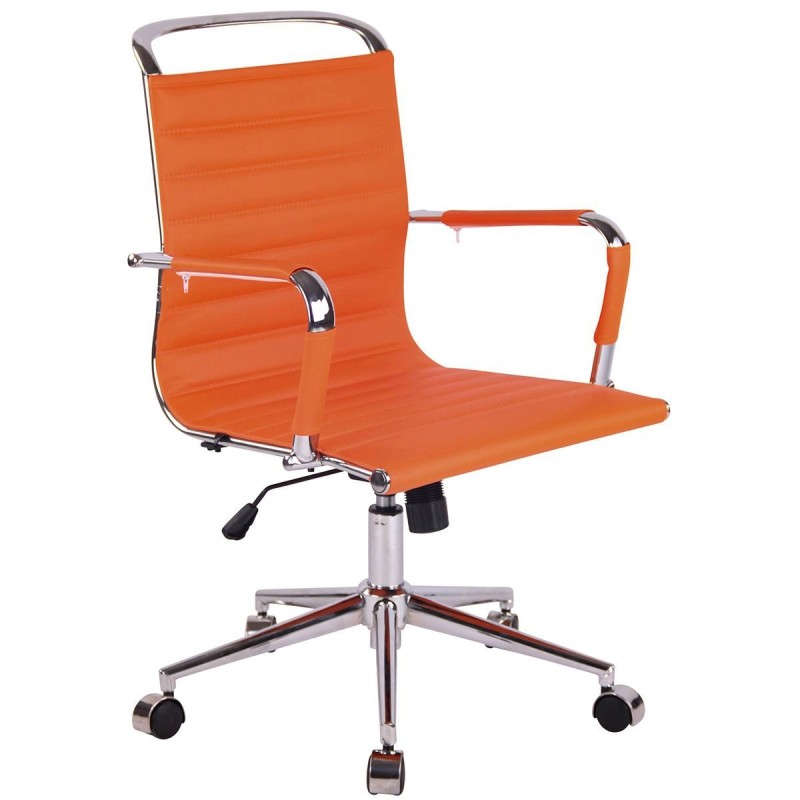 Silla de oficina ZURICH en Piel color Negro