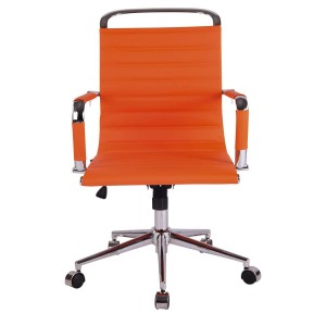 Silla de oficina ZURICH en Piel color Negro