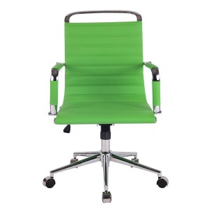 Silla de oficina ZURICH en Piel color Negro