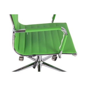 Silla de oficina ZURICH en Piel color Negro