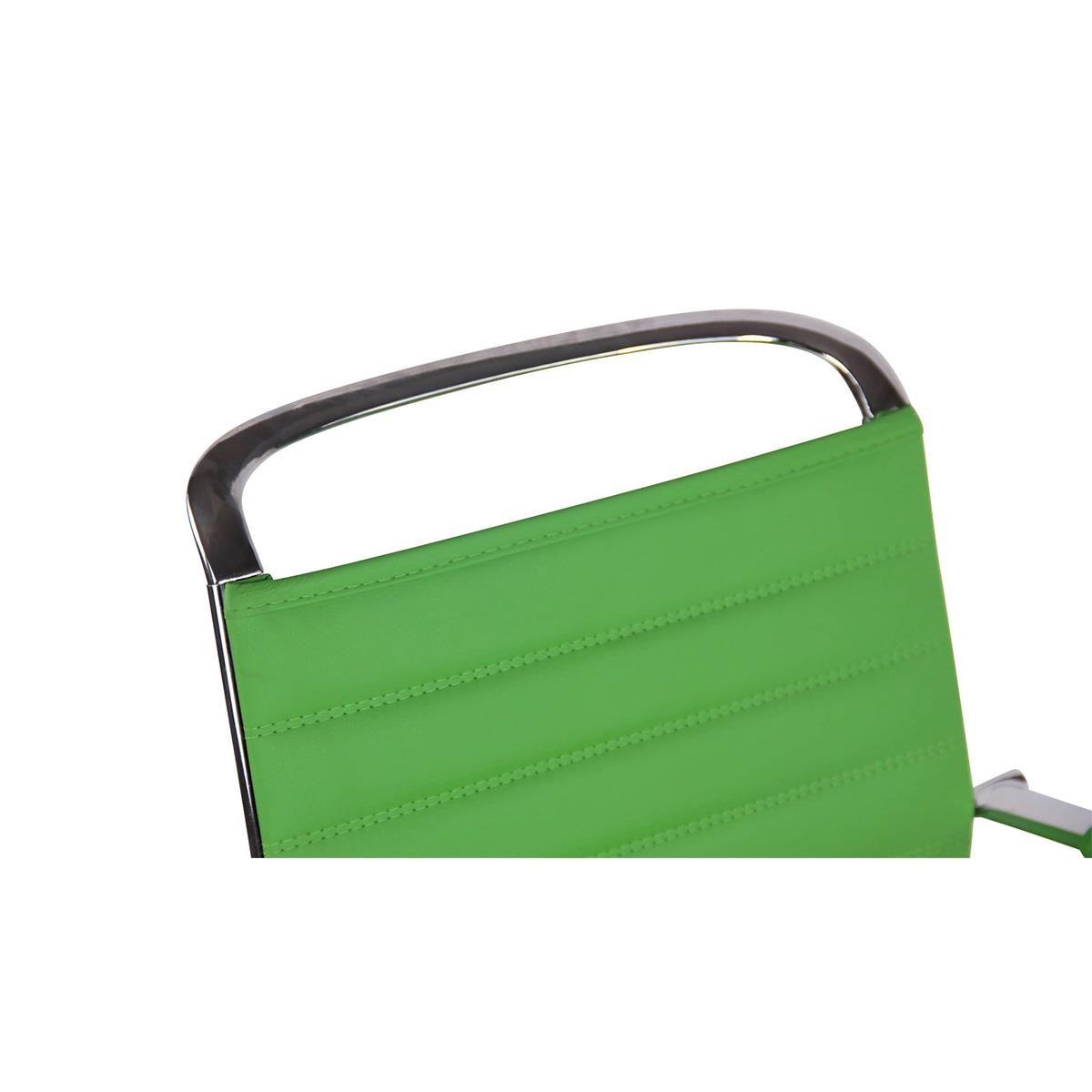 Silla de Oficina ZURICH, Diseño Elegante, Estructura Metálica, en Piel color Negro