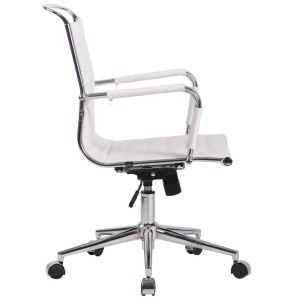 Silla de oficina ZURICH en Piel Natural color Negro