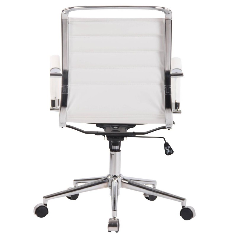 Silla de oficina ZURICH en Piel Natural color Negro