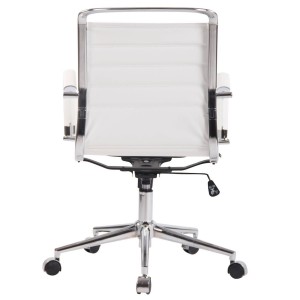 Silla de oficina ZURICH en Piel Natural color Negro