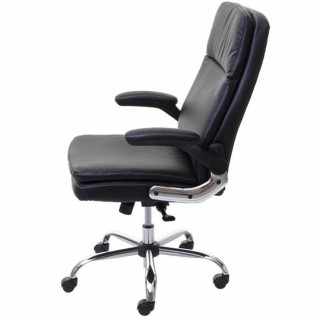 Sillón de oficina PULCO  en Piel color Negro 2